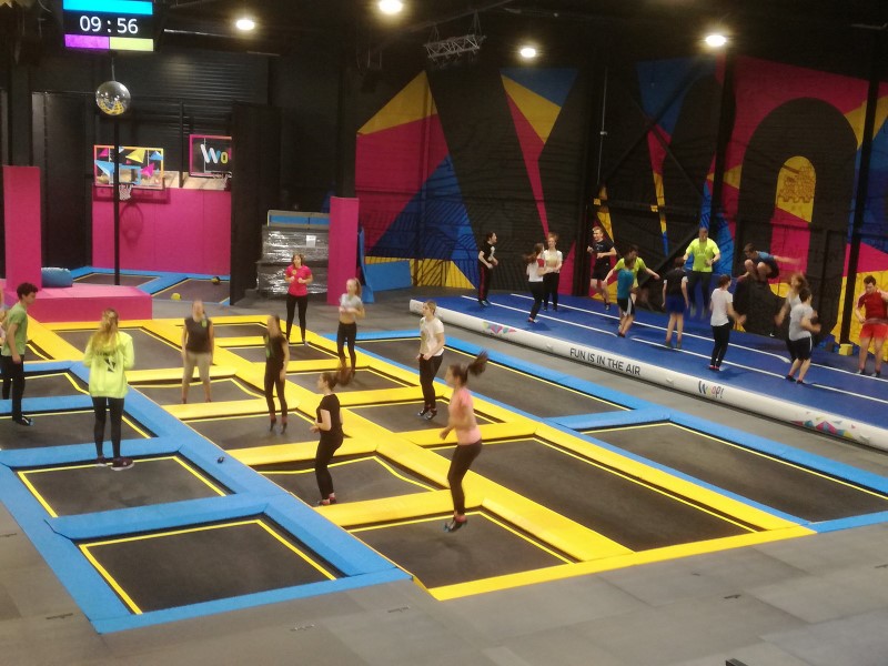 Trampolin park woop sale